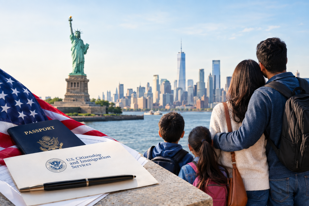 New Beginnings by New York Harbor