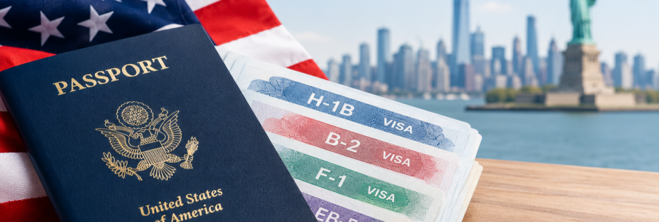 U.S. Visa Documents by the Harbor